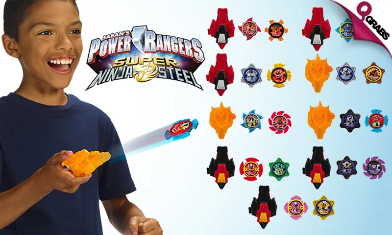 Power Rangers Ninja Steel Star Pack!